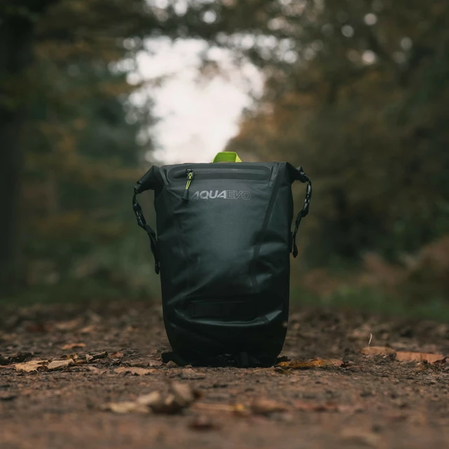 Wasserdichter Oxford Aqua EVO-Rucksack 12l - schwarz/gelb fluo