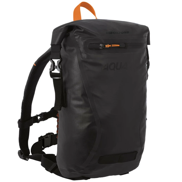 Wasserdichter Oxford Aqua EVO-Rucksack 22l - schwarz/orange