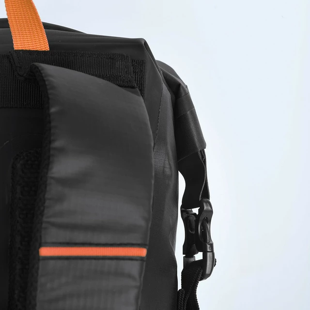 Wasserdichter Oxford Aqua EVO-Rucksack 22l - schwarz/orange