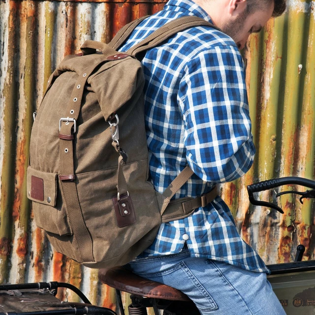 Oxford Heritage Rucksack grün khaki 30l