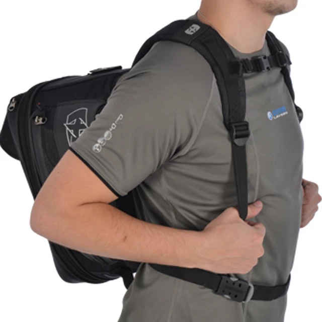 Tankrucksack für Motorrad Oxford M40R 40 l schwarz