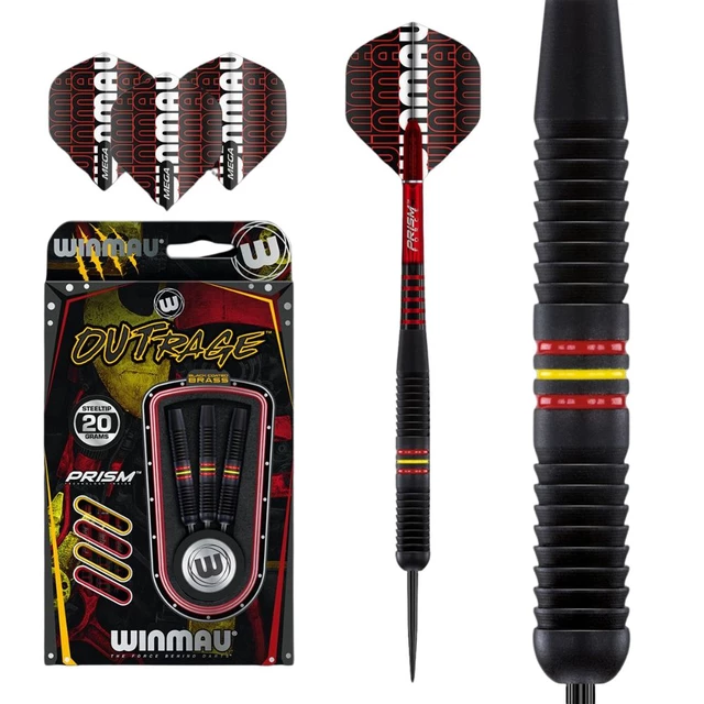 Winmau Outrage Messing Darts 3Stk