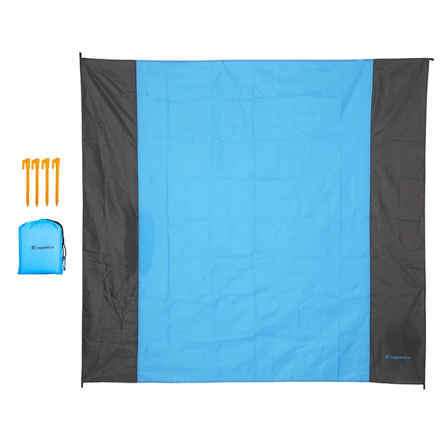 Picknickdecke inSPORTline Dattino 210x200 cm - blau