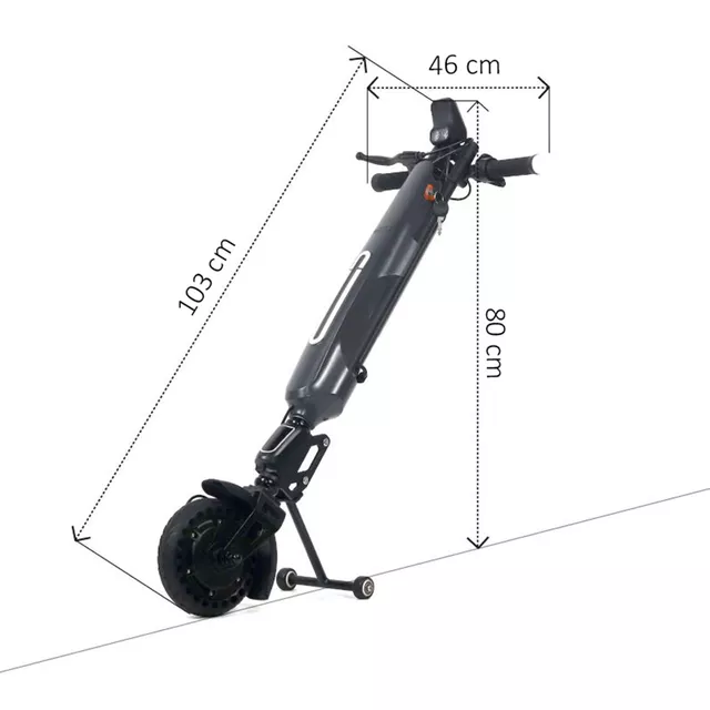 Mechanischer Faltrollstuhl inSPORTline Jakesully lightweight mit Oppatia-Antrieb