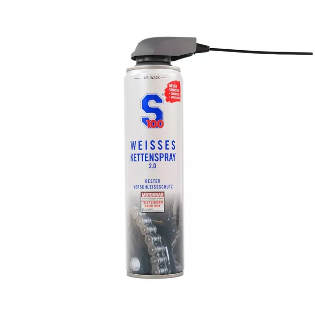 Kettenschmiermittel S100 White Chain Spray 2.0 400 ml mit Applikator