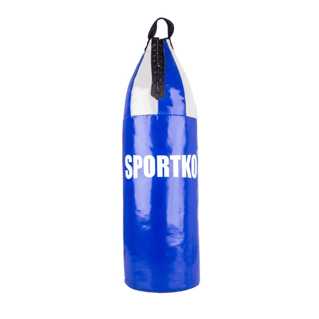SportKO MP8 24x70 cm Kinder Boxsack - rot-weiß - blau-weiß