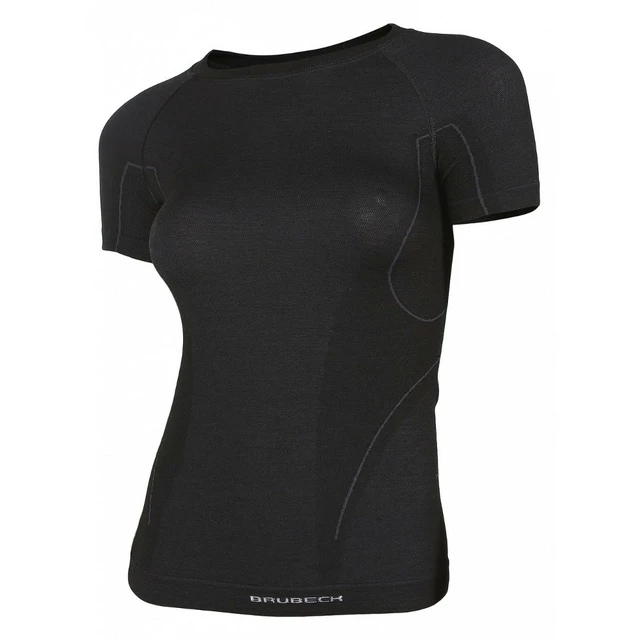 Brubeck Active Wool T-Shirt mit kurzen Ärmeln für Frauen