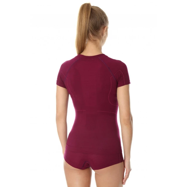 Brubeck Active Wool T-Shirt mit kurzen Ärmeln für Frauen