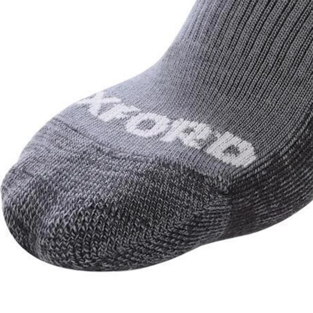 Kompressionssocken aus Merinowolle Oxford Merino Oxsocks grau