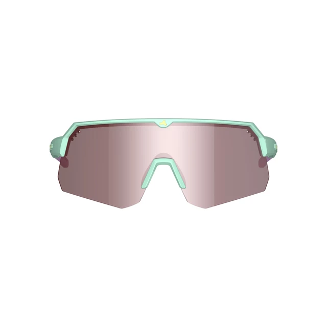 Sport-Sonnenbrille Tripoint Trerikesröset - Turquoise Smoke /w Pink Multi Cat.3