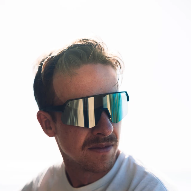 Sport-Sonnenbrille Tripoint Trerikesröset - Turquoise Smoke /w Pink Multi Cat.3