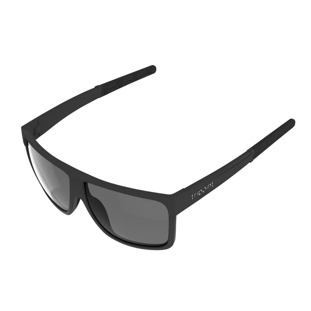 Sport-Sonnenbrille Tripoint Rajka - Shiny Transparent Brown Gradient Brown Cat.3 - Matt Black Smoke Cat.3