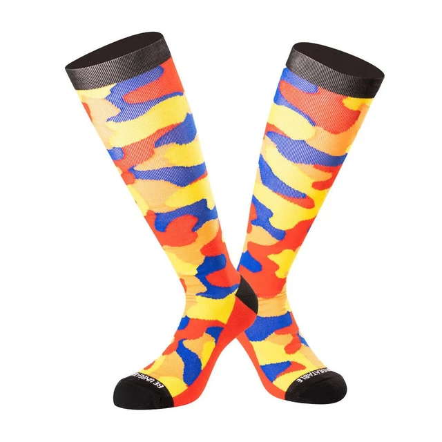 Undershield Camo Tall Socken Gelb/Rot/Blau