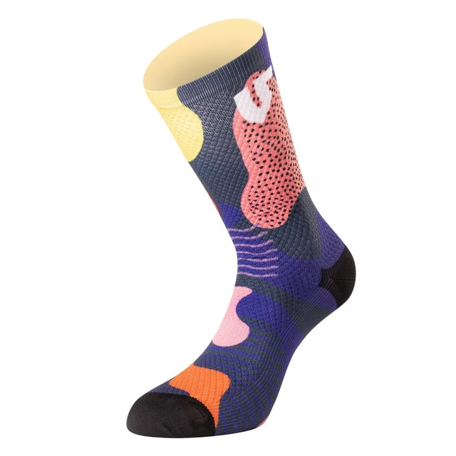 Undershield Funky Camo Socken lila/rosa/gelb