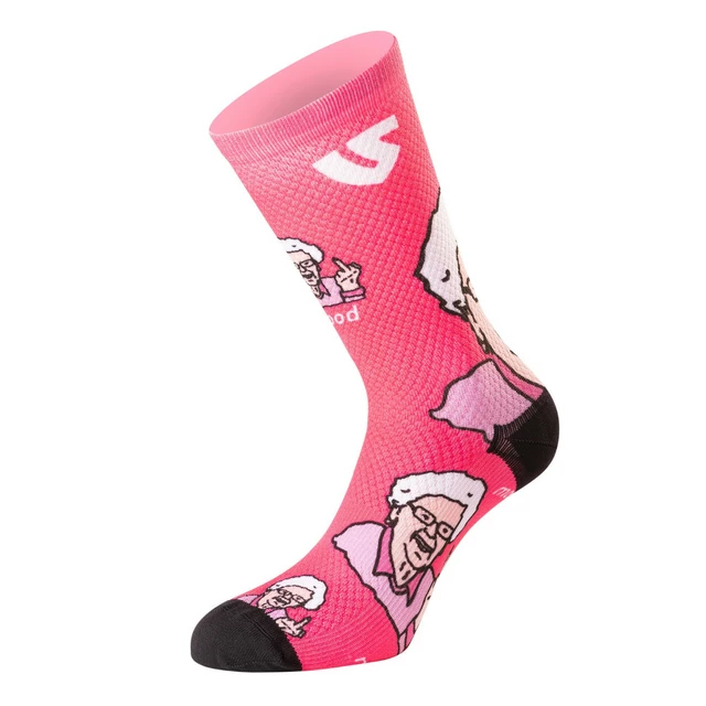 Unterziehsocken Granny rosa