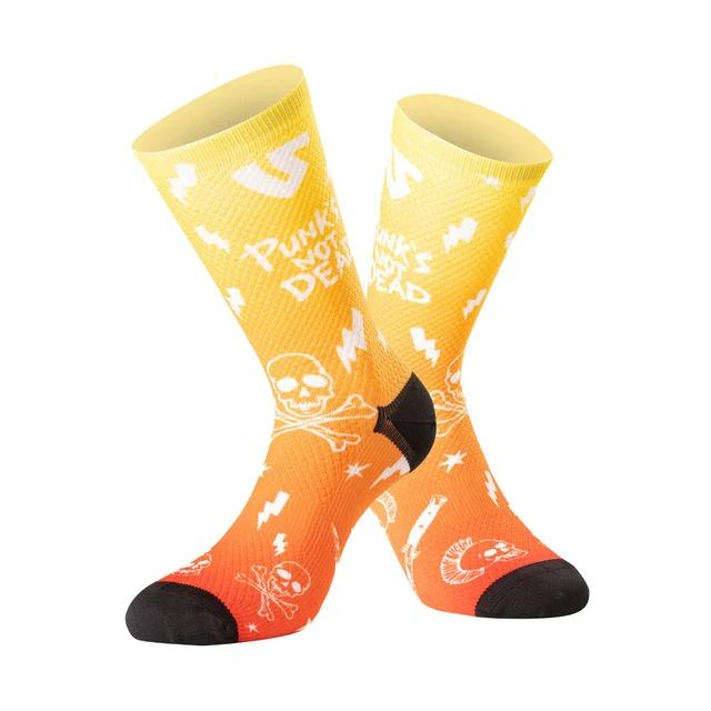 Undershield Socken Punk's Not Dead gelb