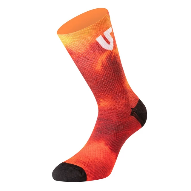 Undershield Tye Dye rote Socken