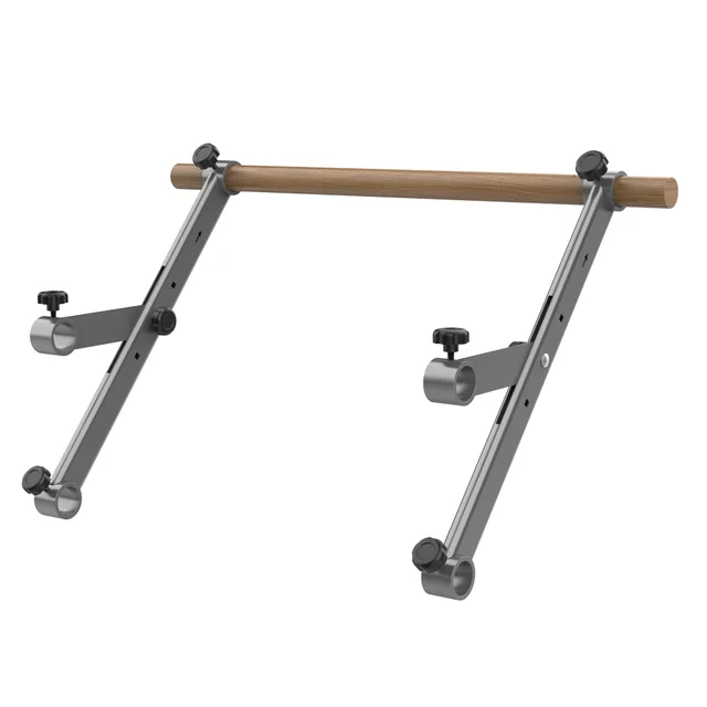 inSPORTline Wootaline Sprossenwand 199 x 80 cm mit Reck und Barren, grau