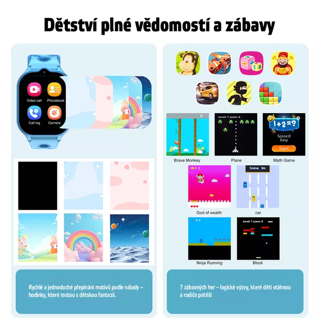 inSPORTline Odino intelligente Uhr für Kinder