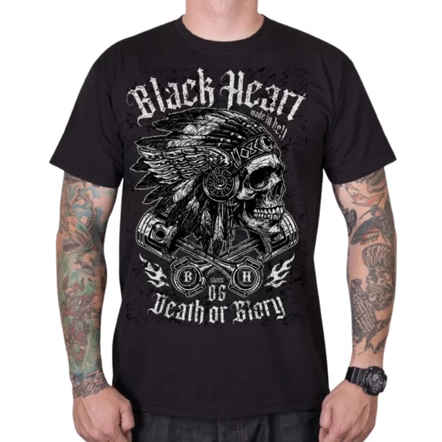T-shirt BLACK HEART Huron - schwarz - schwarz