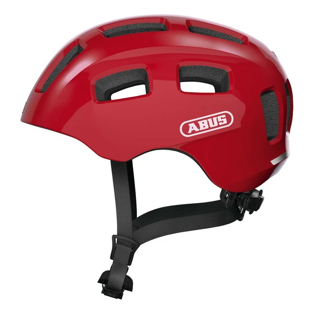 Kinderfahrradhelm Abus Youn-I 2.0 - Sparkling Pink - Feuerrot