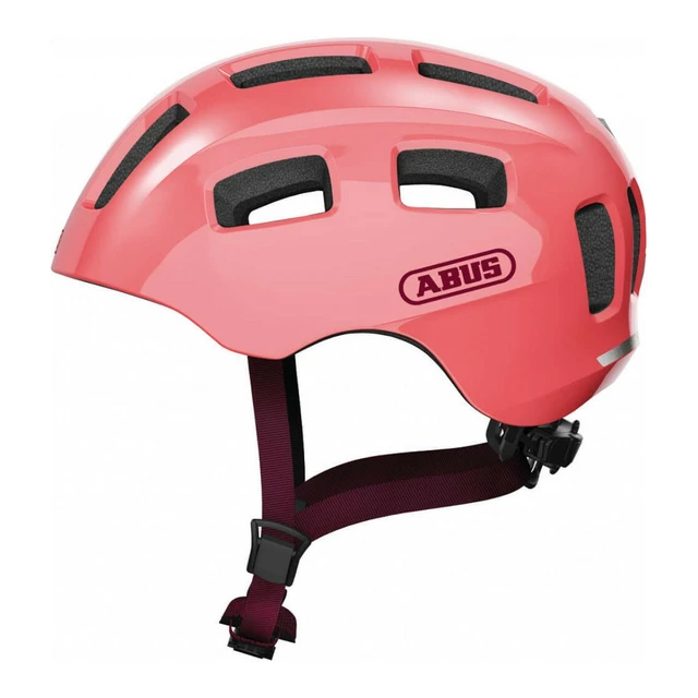 Kinderfahrradhelm Abus Youn-I 2.0 - Sparkling Pink - Lebende Koralle
