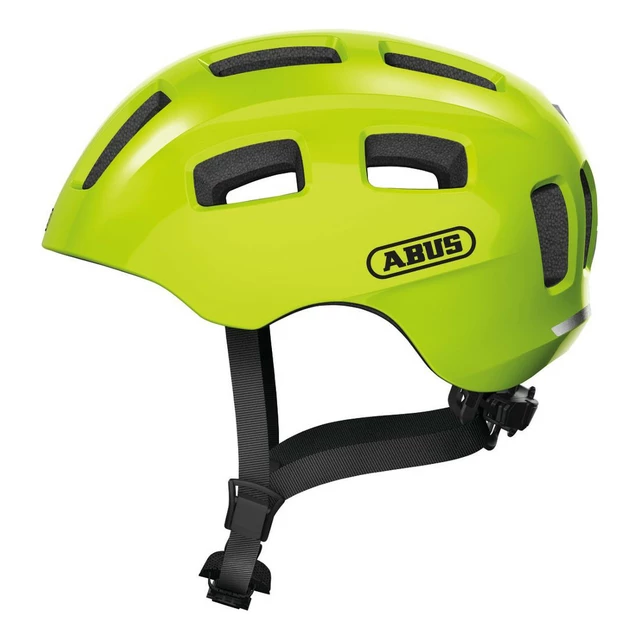 Kinderfahrradhelm Abus Youn-I 2.0 - Sparkling Pink - Signalgelb