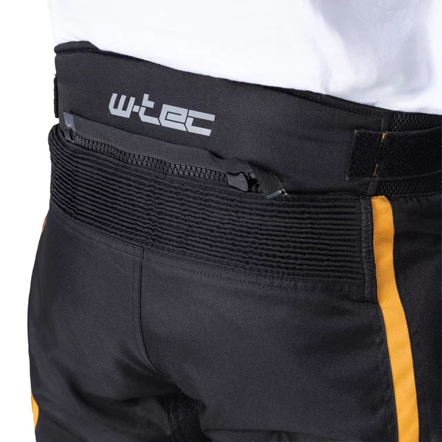 W-TEC Toranio Herren Sommer-Motorrad-Hose - schwarz-gelb