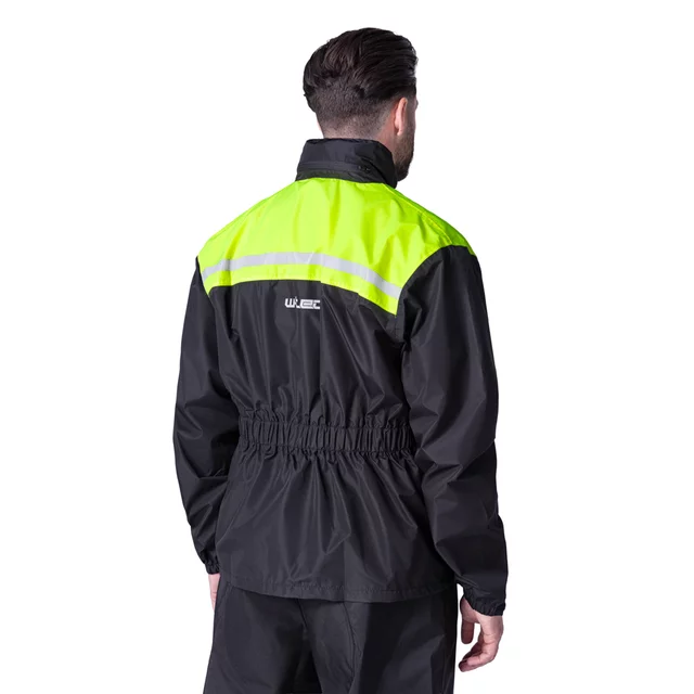 W-TEC Rinstop Motorrad-Regenjacke - schwarz-fluo