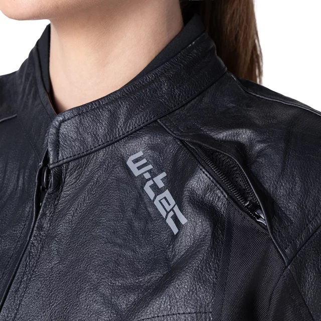 W-TEC Durmana Damen-Motorradjacke - schwarz-rosa