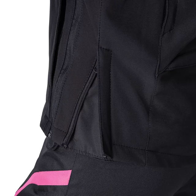 W-TEC Annorack Lady Softshell-Motorradjacke für Damen - schwarz-rosa