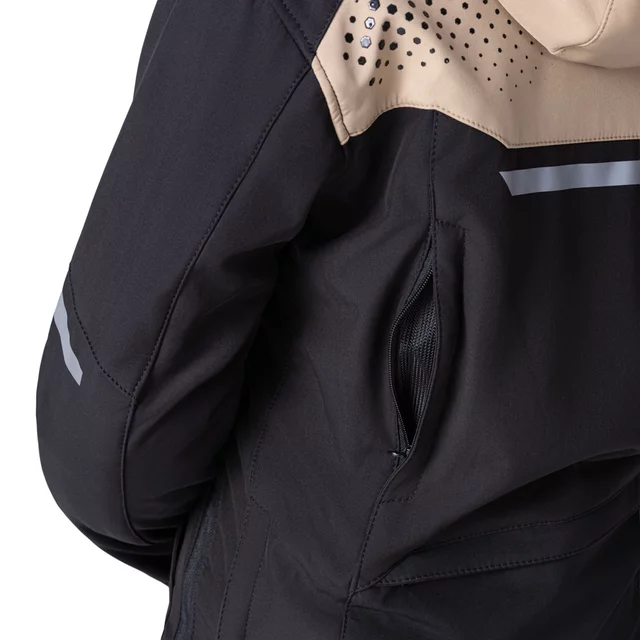 W-TEC Annorack Lady Softshell-Motorradjacke für Damen - schwarz-rosa