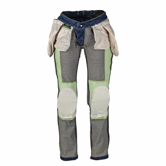 W-TEC Kavec Damen Motorradjeans - dunkelblau