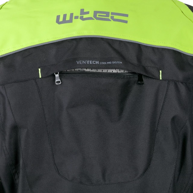 Lange Herren Motorsportjacke W-TEC NF-2205 - schwarz-grün