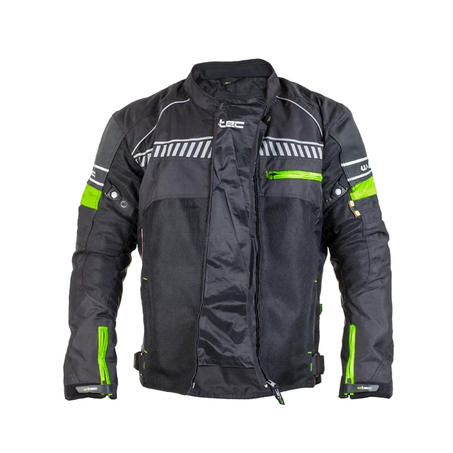 W-TEC Meltsch NF-2301 Herren Motorradjacke - Neon grün-schwarz