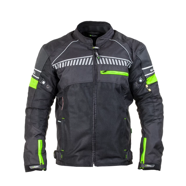 W-TEC Meltsch NF-2301 Herren Motorradjacke - Neon grün-schwarz - Neon grün-schwarz
