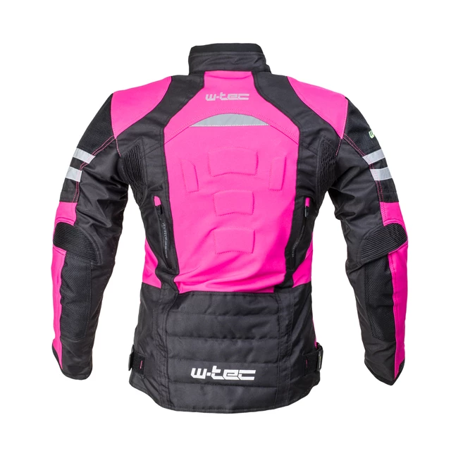 W-TEC Alenalla NF-2410 Damen Softshell Motorradjacke - schwarz-rosa