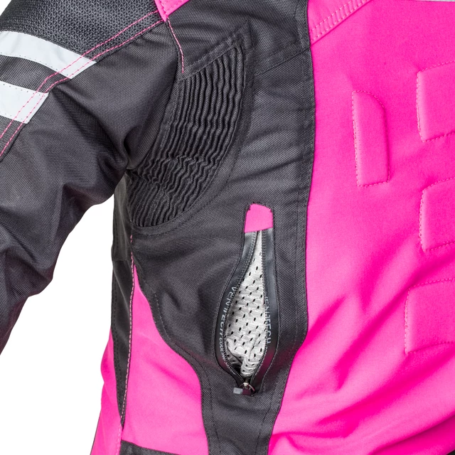 W-TEC Alenalla NF-2410 Damen Softshell Motorradjacke - schwarz-rosa