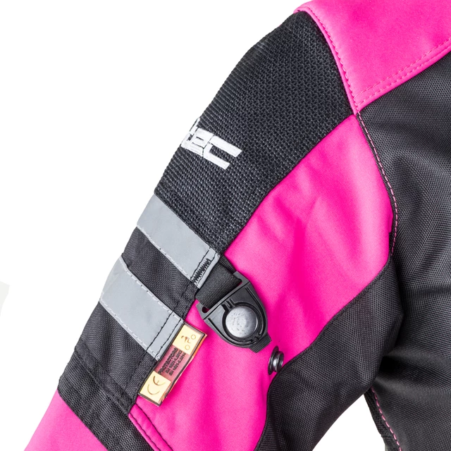 W-TEC Alenalla NF-2410 Damen Softshell Motorradjacke - schwarz-rosa