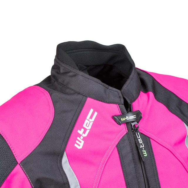 W-TEC Alenalla NF-2410 Damen Softshell Motorradjacke - schwarz-rosa
