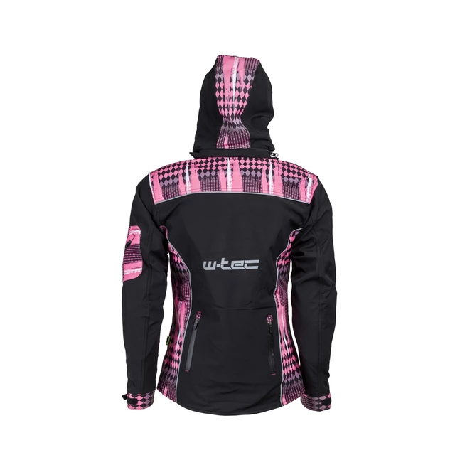 Damen Softshell Motorradjacke W-TEC NF-2781 - schwarz-rosa