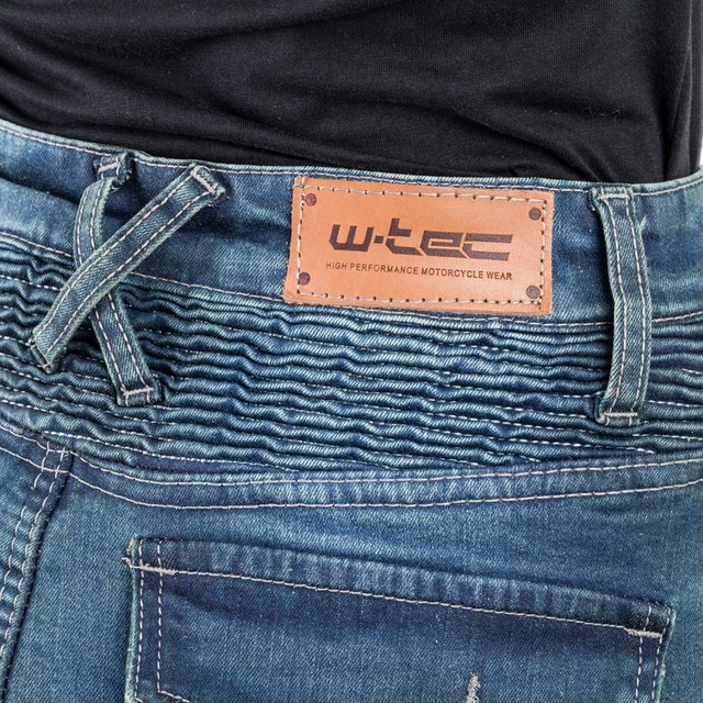 W-TEC Bolftyna Damen Motorradjeans - blau-schwarz