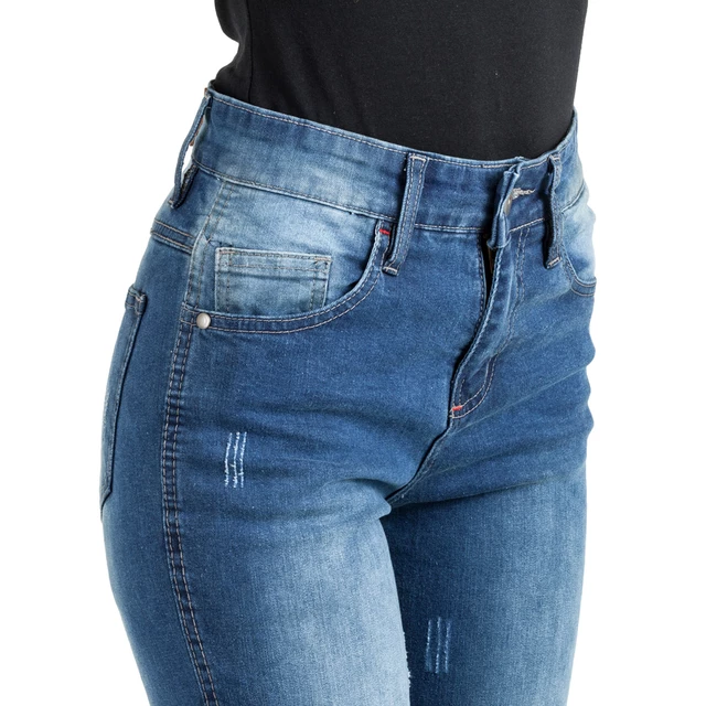 W-TEC Panimali Damen Motorradjeans - blau
