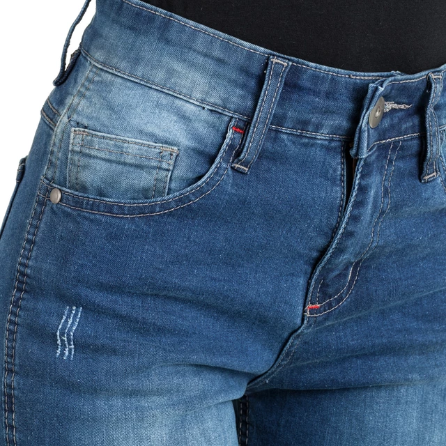 W-TEC Panimali Damen Motorradjeans - blau