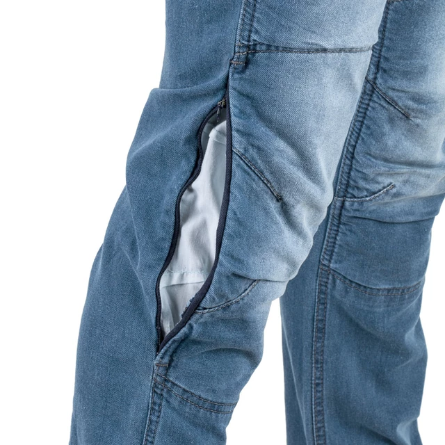 W-TEC Lustipa Damen Motorradjeans - blau