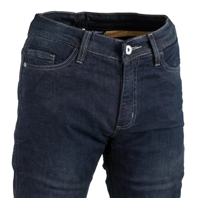 W-TEC Pawted Motorradjeans mit wasserdichter Membran - dunkelblau
