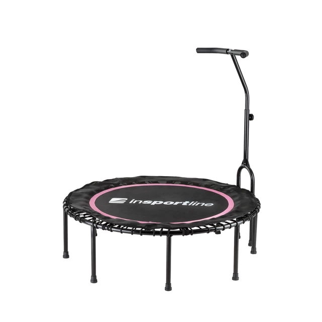 inSPORTline Cordy 114 cm Trampolin mit Haltegriffstange - rosa - rosa