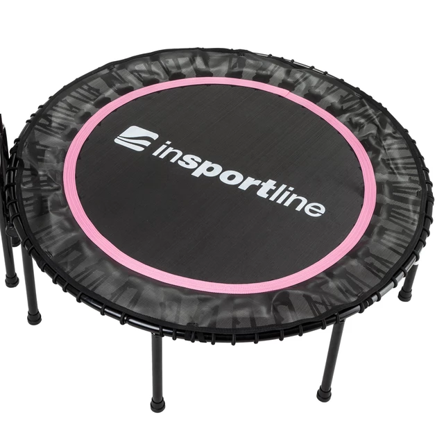 inSPORTline Cordy 114 cm Trampolin mit Haltegriffstange - rosa