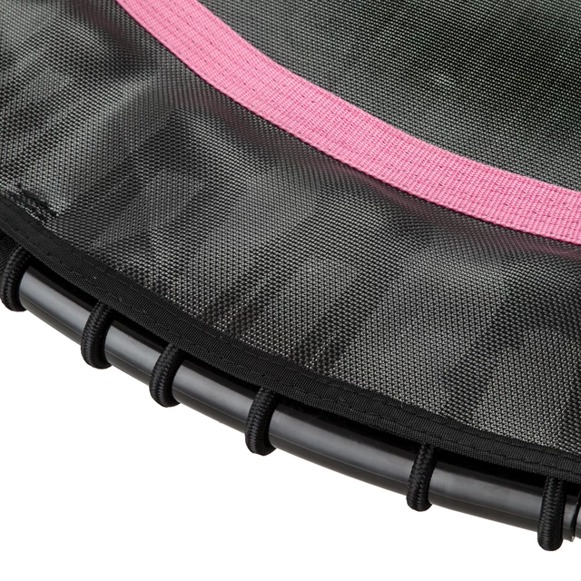 inSPORTline Cordy 114 cm Trampolin mit Haltegriffstange - rosa