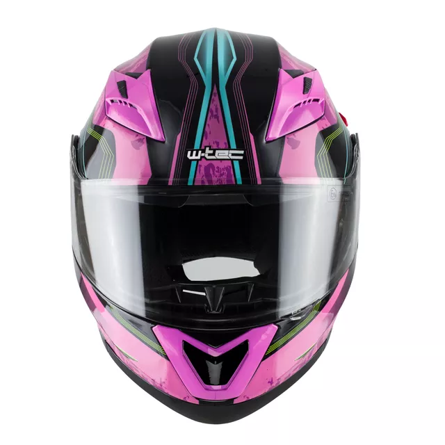 W-TEC Pezzon Magenta aufklappbarer Motorradhelm
